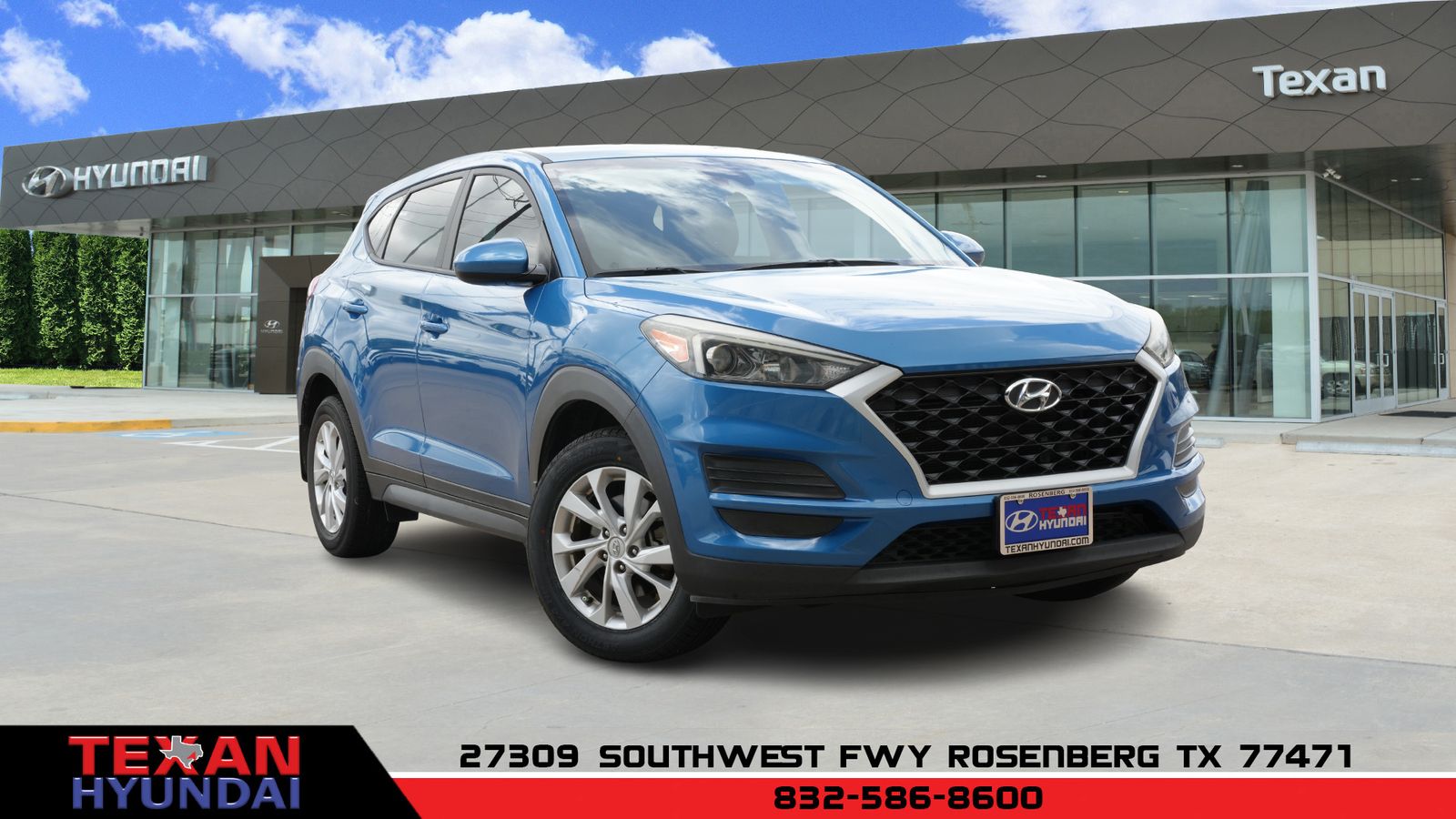 Used 2020 Hyundai Tucson SE with VIN KM8J23A45LU190100 for sale in Rosenberg, TX