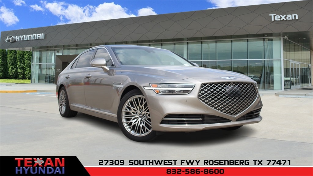 Used 2021 GENESIS G90 Premium with VIN KMTF34PA8MU088125 for sale in Rosenberg, TX