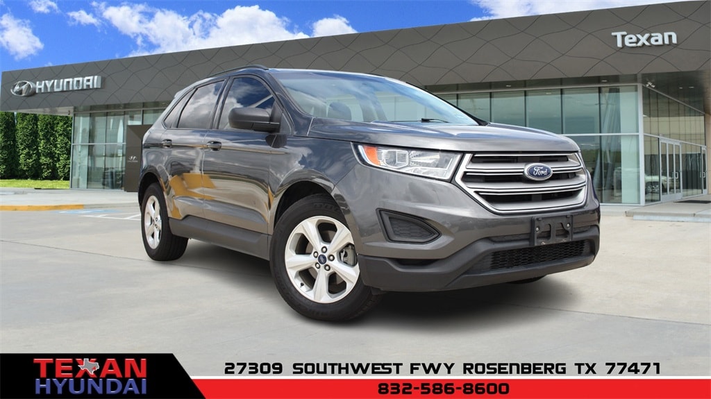 Used 2017 Ford Edge SE with VIN 2FMPK3G91HBC63277 for sale in Rosenberg, TX