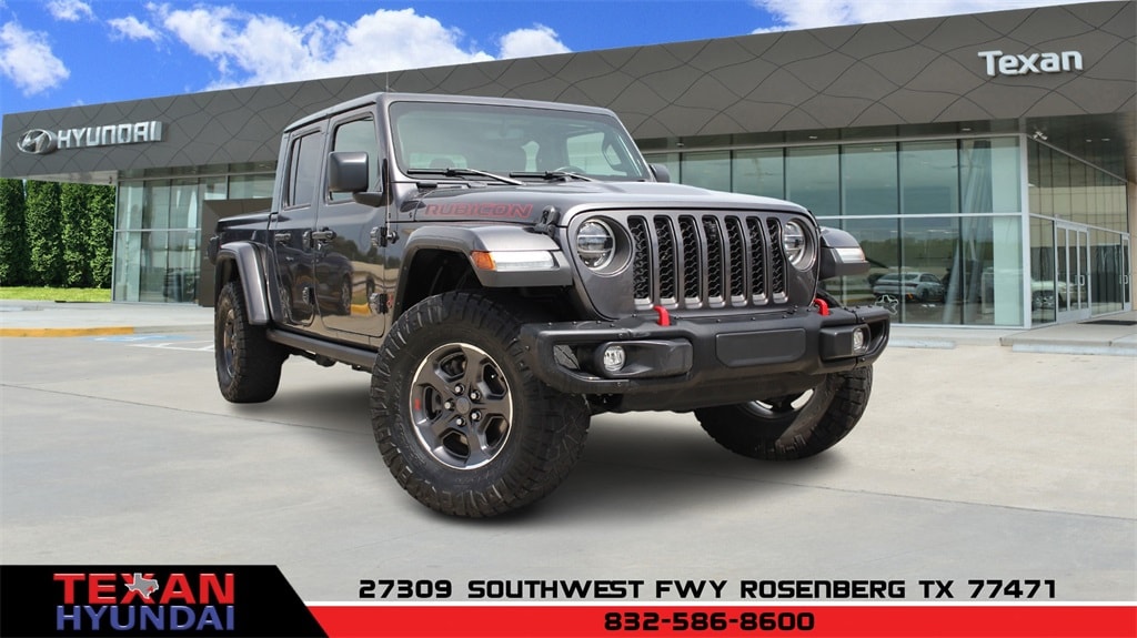 Used 2021 Jeep Gladiator Rubicon with VIN 1C6JJTBM6ML549233 for sale in Rosenberg, TX