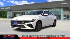 2025 Hyundai Elantra Hybrid Blue Sedan