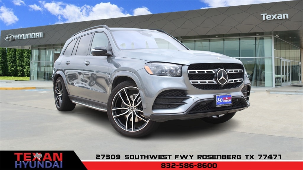 Used 2022 Mercedes-Benz GLS GLS450 with VIN 4JGFF5KE0NA613568 for sale in Rosenberg, TX