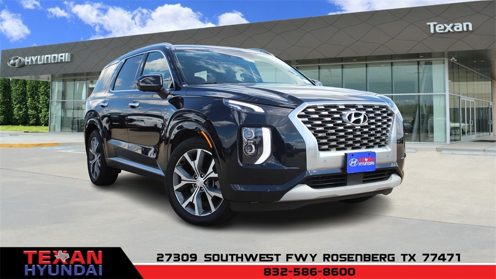 Certified 2021 Hyundai Palisade Limited with VIN KM8R5DHE2MU304389 for sale in Rosenberg, TX