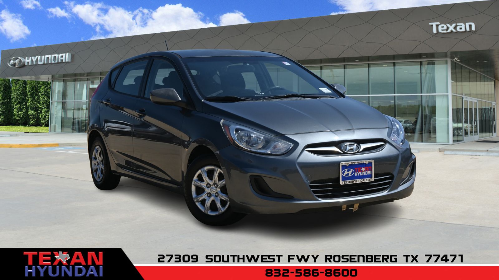 Used 2013 Hyundai Accent GS with VIN KMHCT5AE9DU064902 for sale in Rosenberg, TX