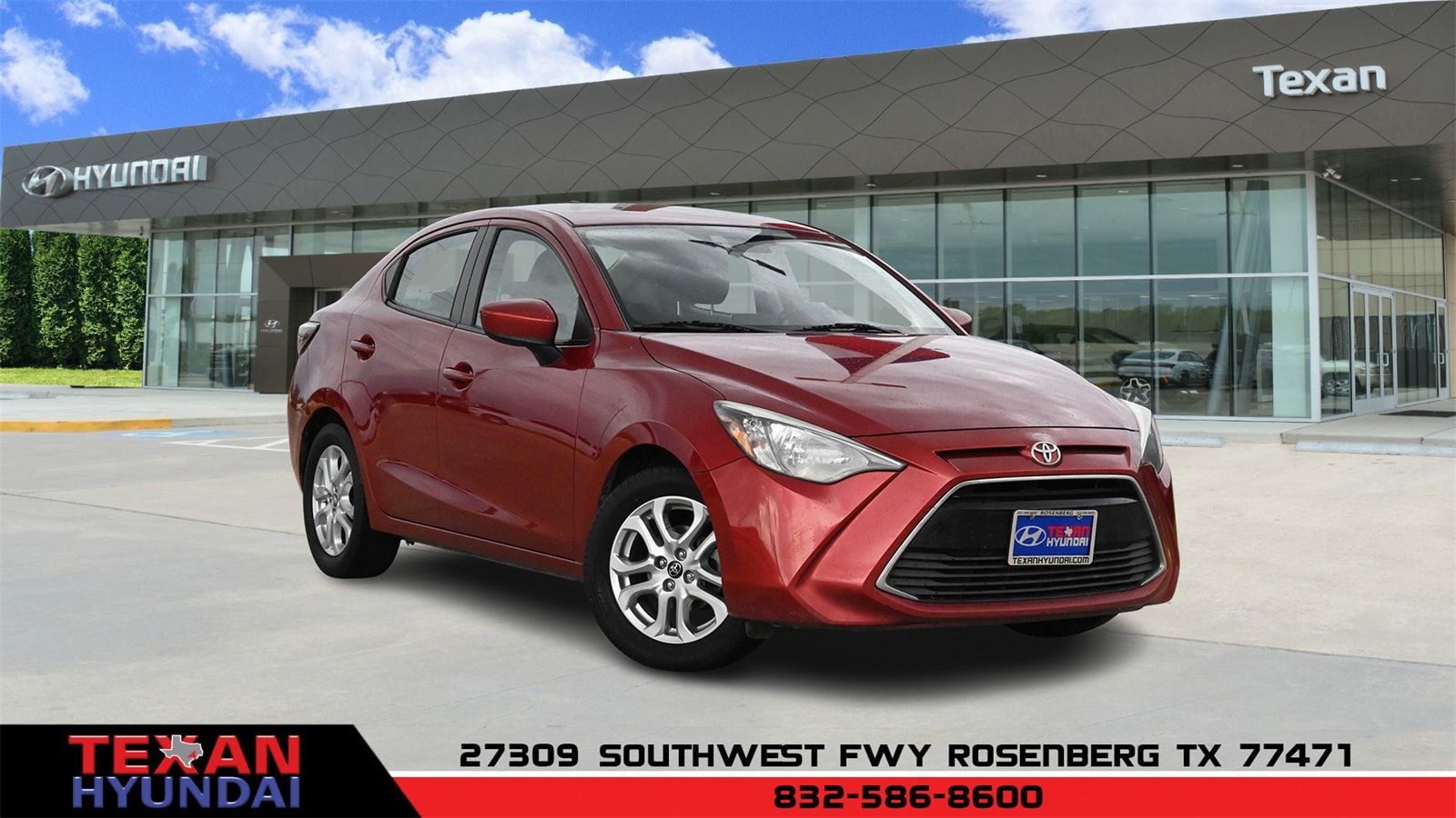 Used 2017 Toyota Yaris iA Base with VIN 3MYDLBYVXHY161740 for sale in Rosenberg, TX