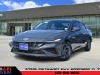 New 2026 Hyundai Elantra Hybrid Blue Sedan