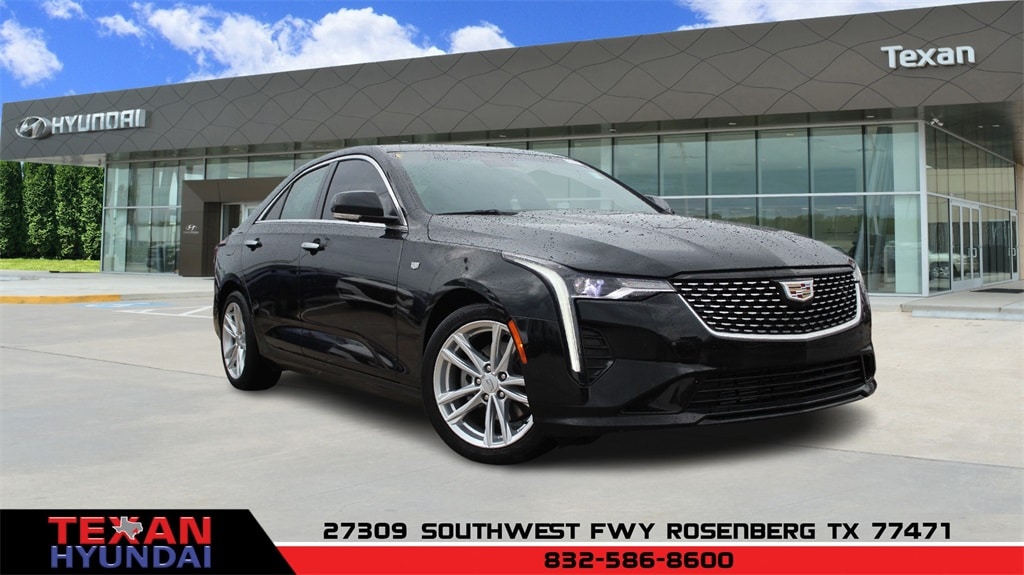 Used 2020 Cadillac CT4 Luxury with VIN 1G6DJ5RK9L0147988 for sale in Rosenberg, TX