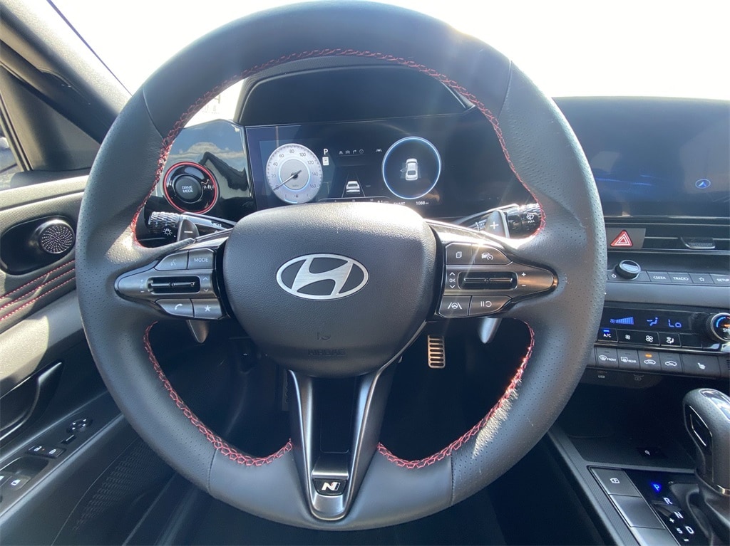 Certified 2024 Hyundai Elantra N Line with VIN KMHLR4DFXRU745736 for sale in Rosenberg, TX