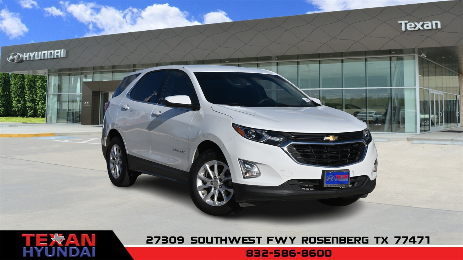 Used 2019 Chevrolet Equinox LT with VIN 3GNAXKEV4KS551132 for sale in Rosenberg, TX