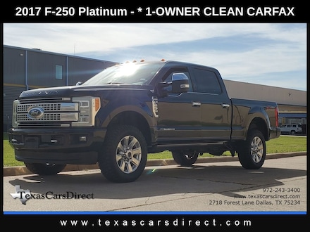 2017 Ford F-250SD Platinum 6.7L Diesel Crew CAB 4X4 Platinum Ultimat Truck Crew Cab