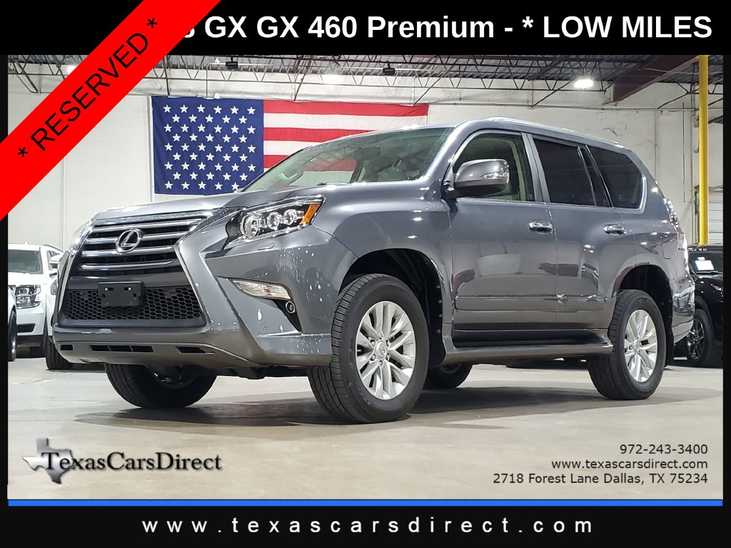 2018 LEXUS GX 460 4WD/LOW Miles/Premium/Blind Spot/HTD-Cold Lthr SUV