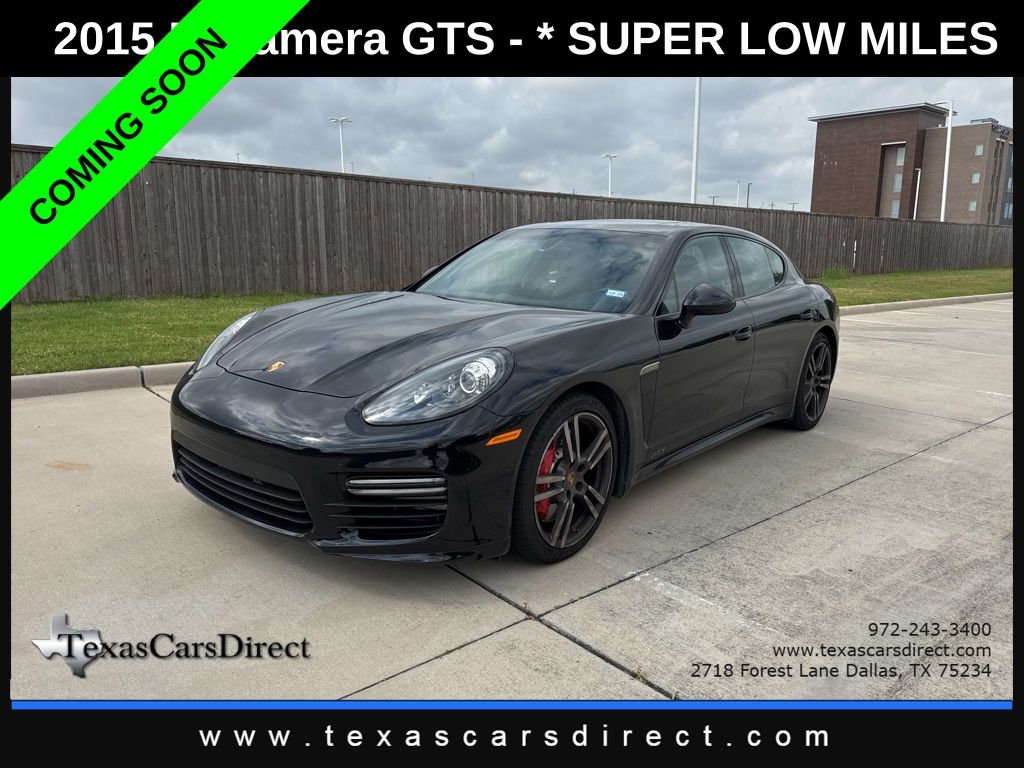 2015 Porsche Panamera GTS
