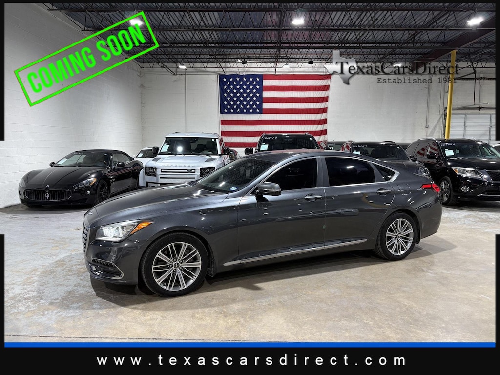 Used 2018 Genesis G80 3.8L BLIND SPOT/LANE KEEP/HEATED SEATS/JUST SERVIC Sedan