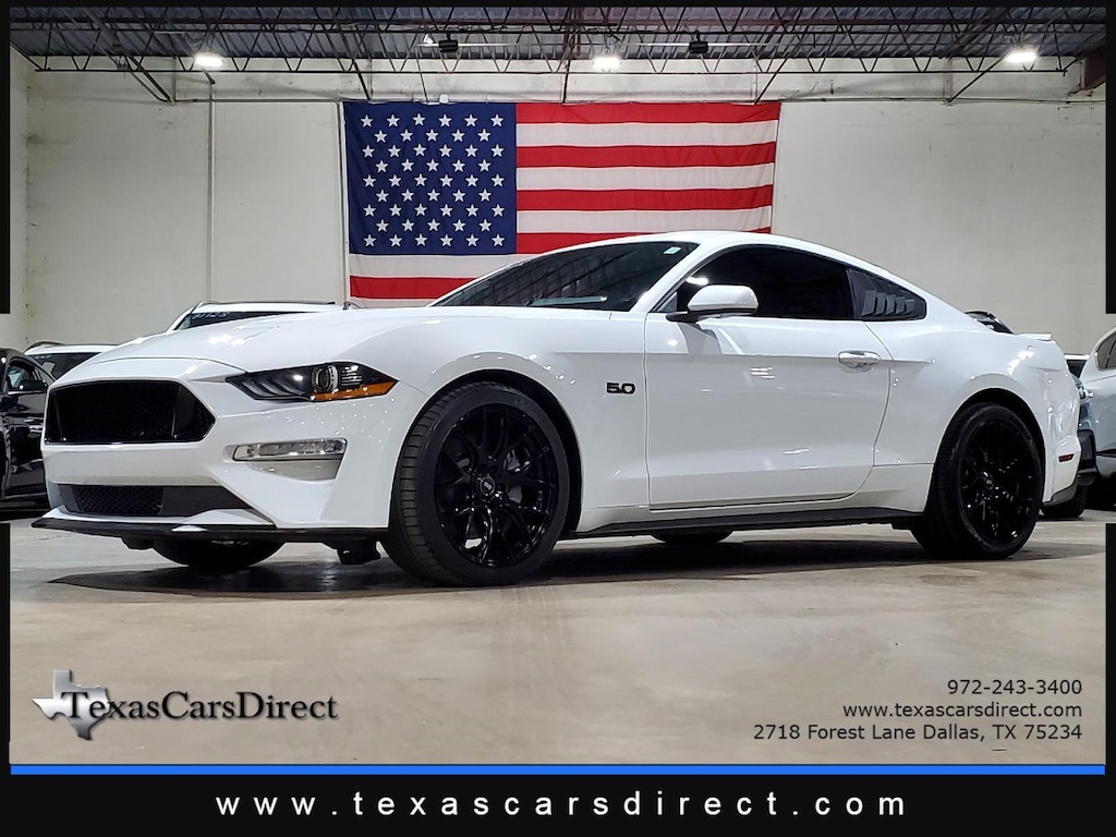 Used 2018 Ford Mustang GT CLEAN CARFAX/5.0L V8/6-SPEED/CAMERA/PARK SENSOR Coupe