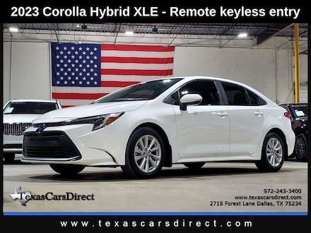 2023 Toyota Corolla Hybrid XLE LOW Mile 1-Owner Clean Carfax/Distance Pacing Sedan