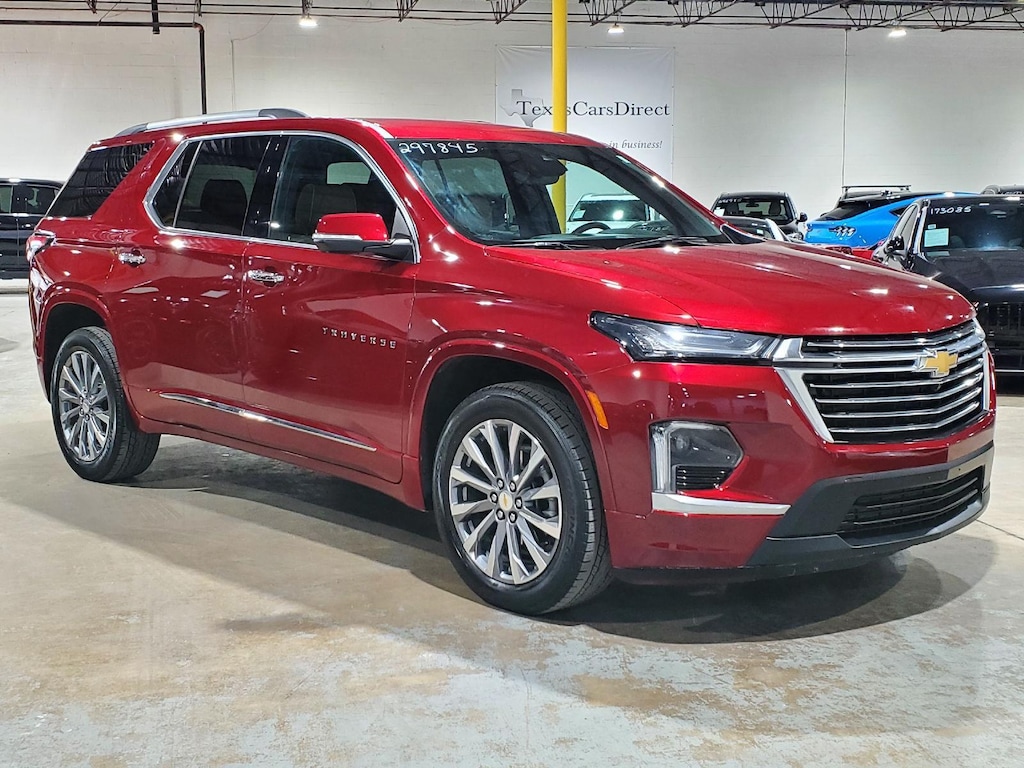 Used 2023 Chevrolet Traverse Premier 1-OWNER CLEAN CARFAX/NAV/3RD ROW/BLIND SPO SUV