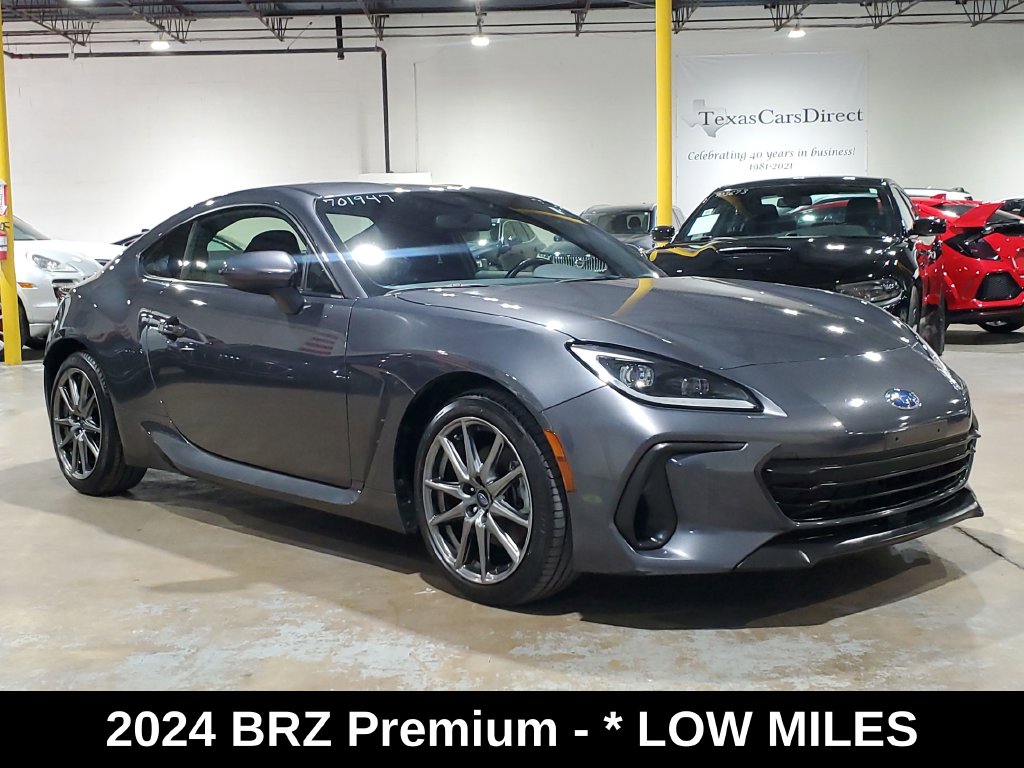 2024 Subaru BRZ Premium 1-Owner Clean Carfax/6-Speed/Apple thumbnail 3
