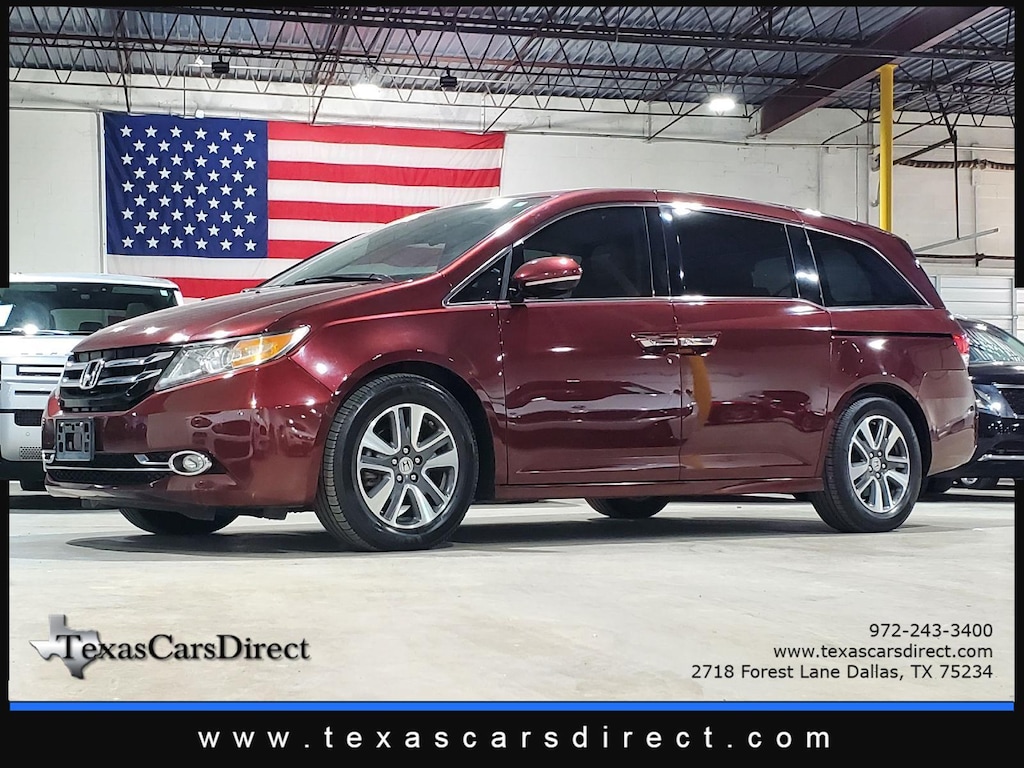 Used 2016 Honda Odyssey Touring Elite 1-OWNER/HEATED LEATHER/NAV/DVD-TV/SU Van Passenger Van