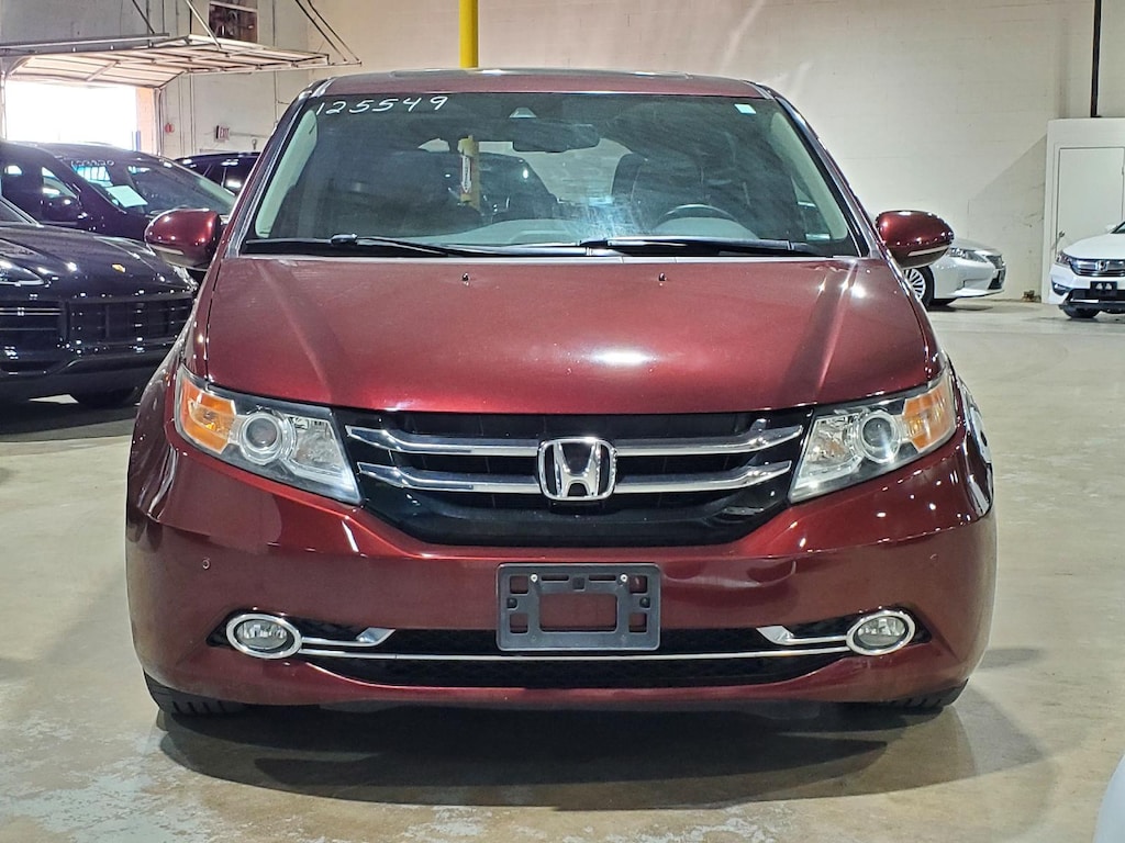 Used 2016 Honda Odyssey Touring Elite 1-OWNER/HEATED LEATHER/NAV/DVD-TV/SU Van Passenger Van