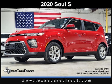 2020 Kia Soul S Camera/Blind Spot Warning/Apple/35MPG Hatchback