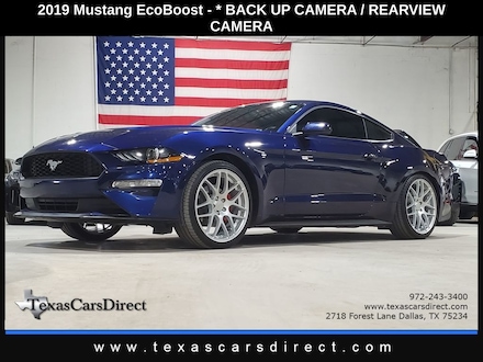 2019 Ford Mustang Ecoboost Coupe 6-Speed/LOW Miles/Camera/31MPG Coupe