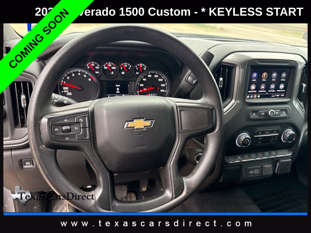 2024 Chevrolet Silverado 1500 Custom 2.7L Turbo Crew CAB/1-Owner Clean Carfax thumbnail 7