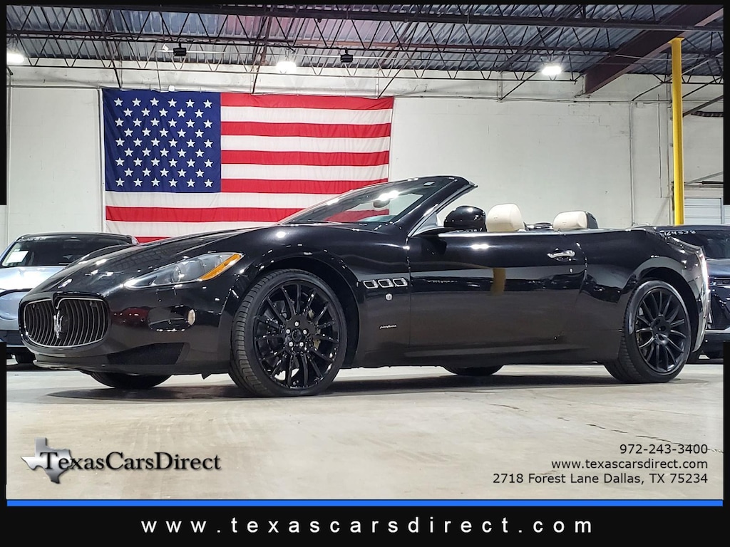 Used 2011 Maserati Granturismo Convertible Base CLEAN CARFAX/HTD LTHR/20in/BOSE/NAV Convertible