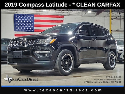 2019 Jeep Compass Latitude Clean Carfax/Apple-Android/Camera/31MPG SUV