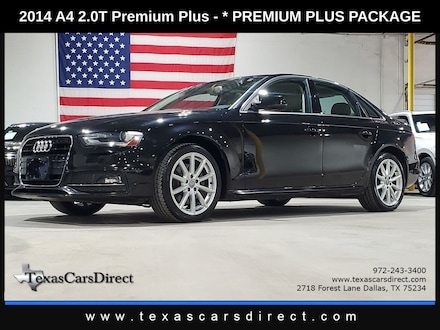 2014 Audi A4 2.0T Premium Plus Clean Carfax/HTD Seats/Homelink/ Sedan