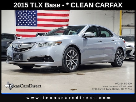 2015 Acura TLX V6 Tech LOW Mile Clean Carfax/Blind Spot/Sunroof Sedan