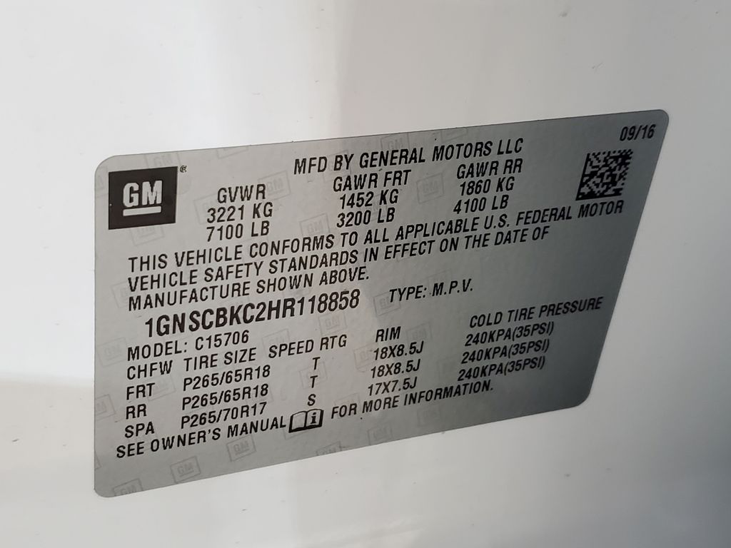 2017 Chevrolet Tahoe LT - Photo 47