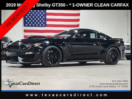 2019 Ford Mustang Shelby GT350 1-Owner Clean Carfax/6-Speed/Tech PKG Coupe