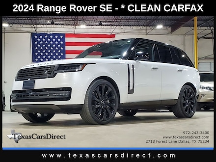 2024 Land Rover Range Rover SE AWD/Clean Carfax/HTD-Cold Lthr/Pano SUV