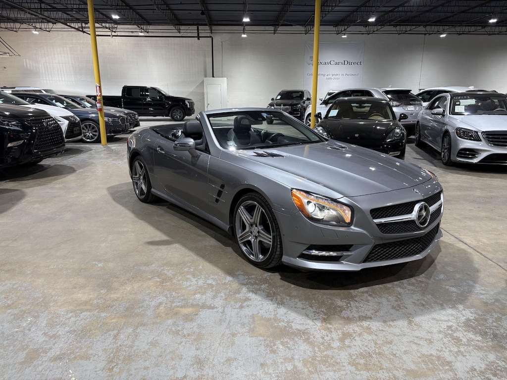 Used 2015 Mercedes-Benz SL-Class SL 550 LOW MILE CONVERTIBLE/DRIVER ASSIST PKG/PANO Roadster