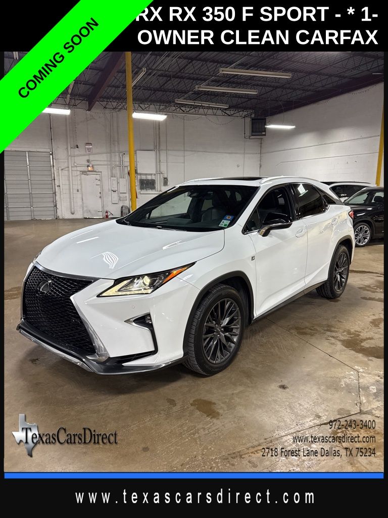 2016 Lexus RX F SPORT