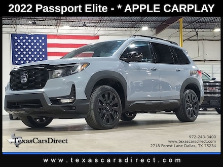 2022 Honda Passport Elite AWD/HPD Black PKG/Apple/Adaptive Cruise SUV