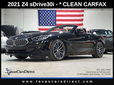 2021 BMW Z4 sDrive30i LOW MILE CLEAN CARFAX/APPLE/PREMIUM PKG Convertible