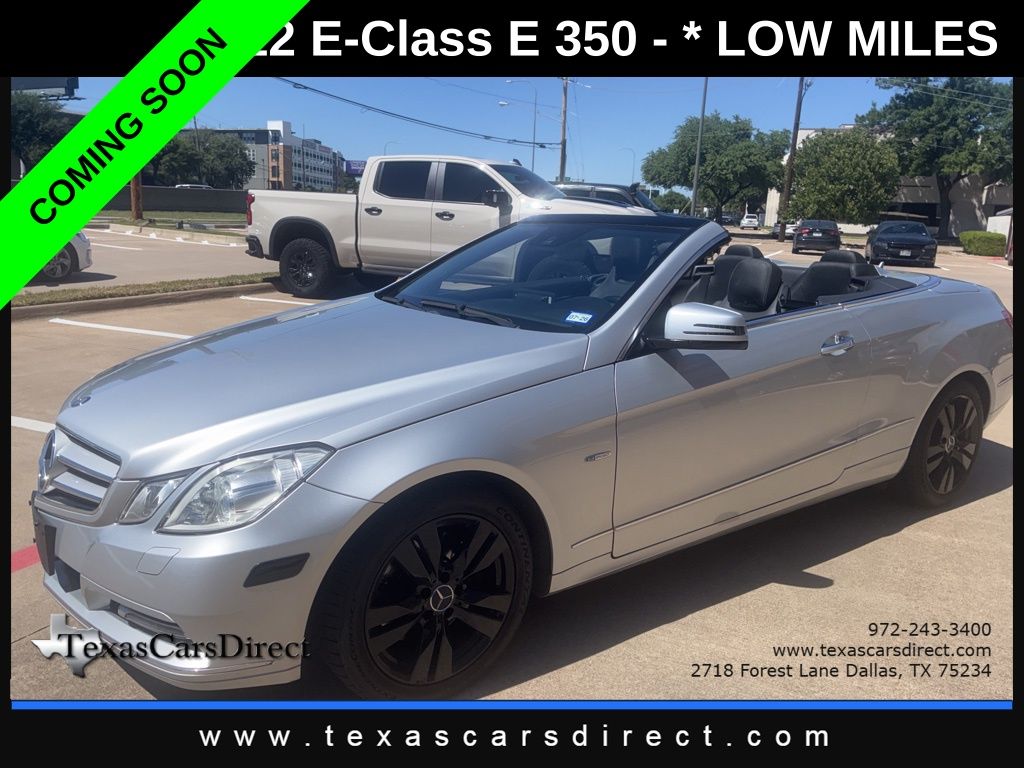 2012 Mercedes-Benz E-Class E350