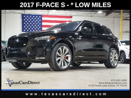2017 Jaguar F-PACE S AWD/HTD Seats/Camera/Sunroof/NAV SUV