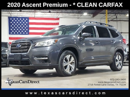 2020 Subaru Ascent Premium AWD/Clean Carfax/Apple/Adaptive Cruise SUV