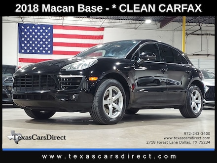 2018 Porsche Macan Base AWD/Clean Carfax/PDK/HTD Leather SUV