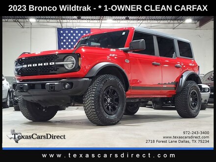 2023 Ford Bronco Wildtrak 1-Owner Clean Carfax/Hardtop SUV