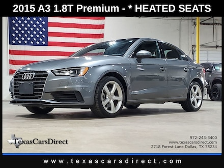 2015 Audi A3 1.8T Premium Fronttrak/Heated Lthr/Pano Roof Sedan