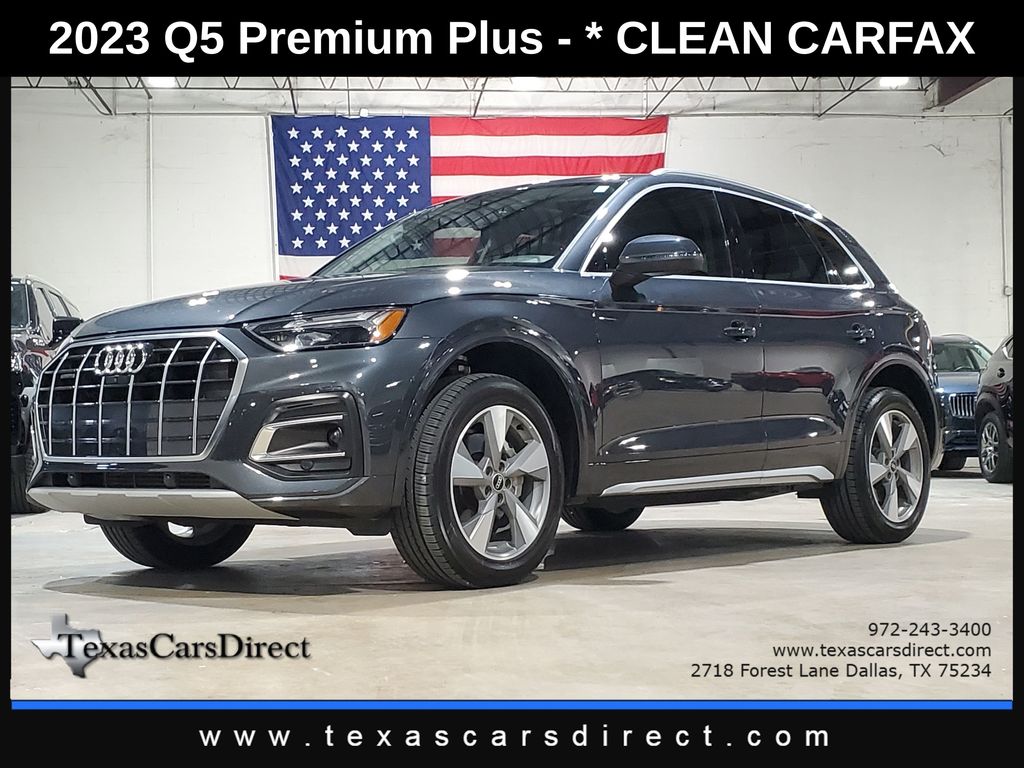 2023 Audi Q5 40 Premium Plus AWD/Clean Carfax/Adaptive Cruise/B SUV
