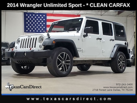 2014 Jeep Wrangler Unlimited Sport Hardtop/Clean Carfax/Automatic/App SUV