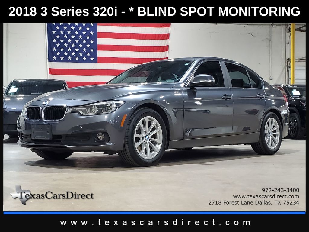 2018 BMW 3 Series 320i Auto/Blind Spot/HTD Seats/Camera/Sunroof Sedan
