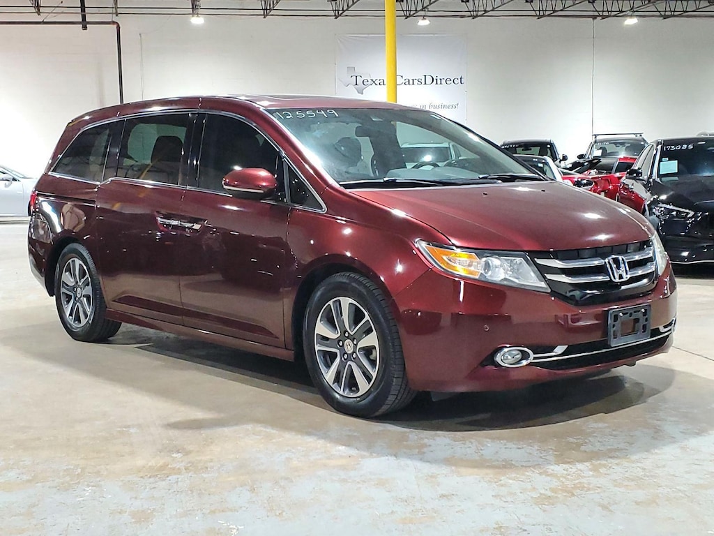 Used 2016 Honda Odyssey Touring Elite 1-OWNER/HEATED LEATHER/NAV/DVD-TV/SU Van Passenger Van