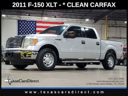 2011 Ford F-150 XLT 5.0L V8 Supercrew/Clean Carfax Truck SuperCrew Cab