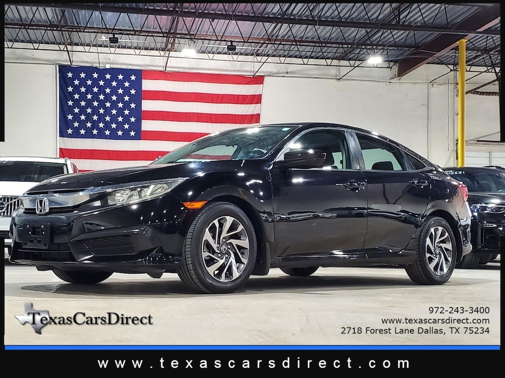 Used 2016 Honda Civic Sedan EX CLEAN CARFAX/CAMERA/JUST SERVICED/41MPG Sedan