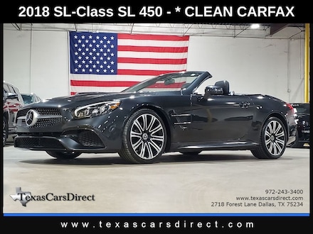 2018 Mercedes-Benz SL-Class SL 450 Clean Carfax/AMG Sport/Premium/Apple Convertible